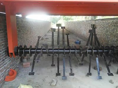 槽式翻拋機安裝現(xiàn)場圖3